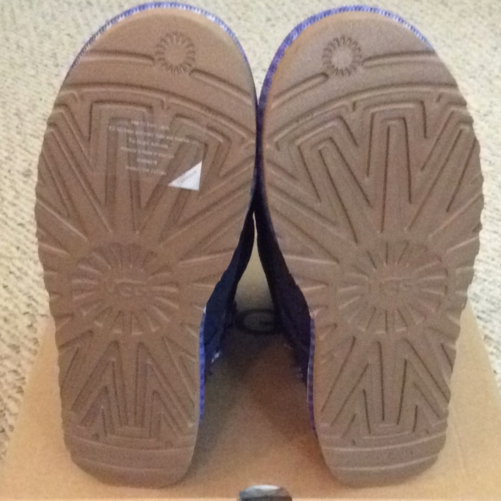 π Authentic UGG blue bailey bow boots- size 9 - Picture 4 of 8